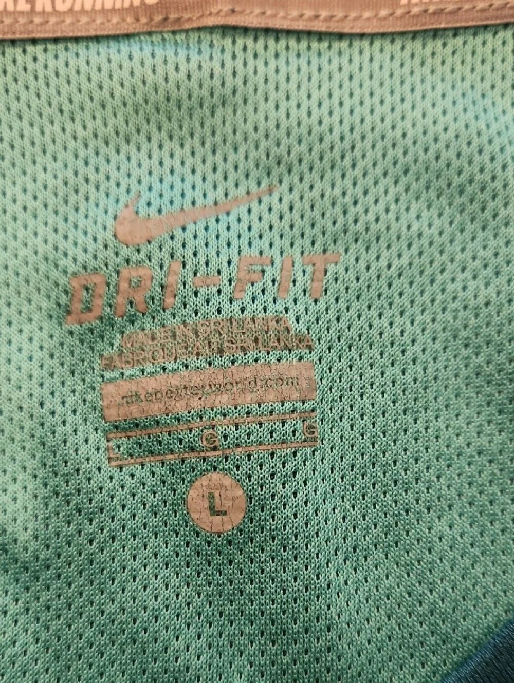 Nike Women's Long-Sleeve V-Neck Dri-FIT Top - Teal